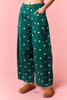 Hunter Green Dottie Barrel Pants