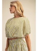 Sunrise Balloon Crop Top Yellow