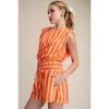 Dreamsicle Top Orange Stripe