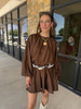 Wonka Dress Chocolate
