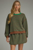 Brown Rally Skort Set