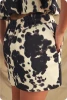 Betsy Cow Print Skort