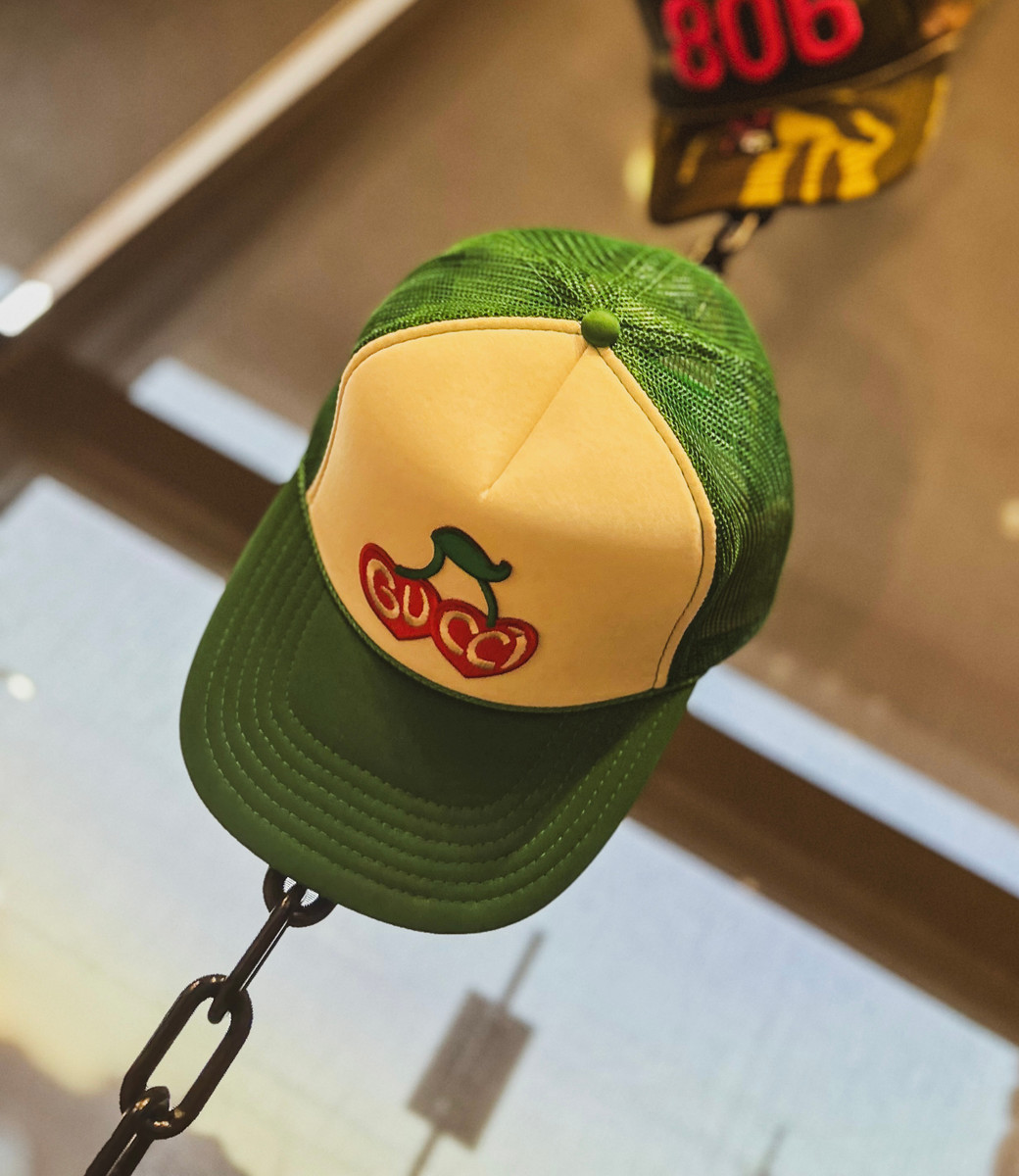Gucci Cherry Trucker Hat