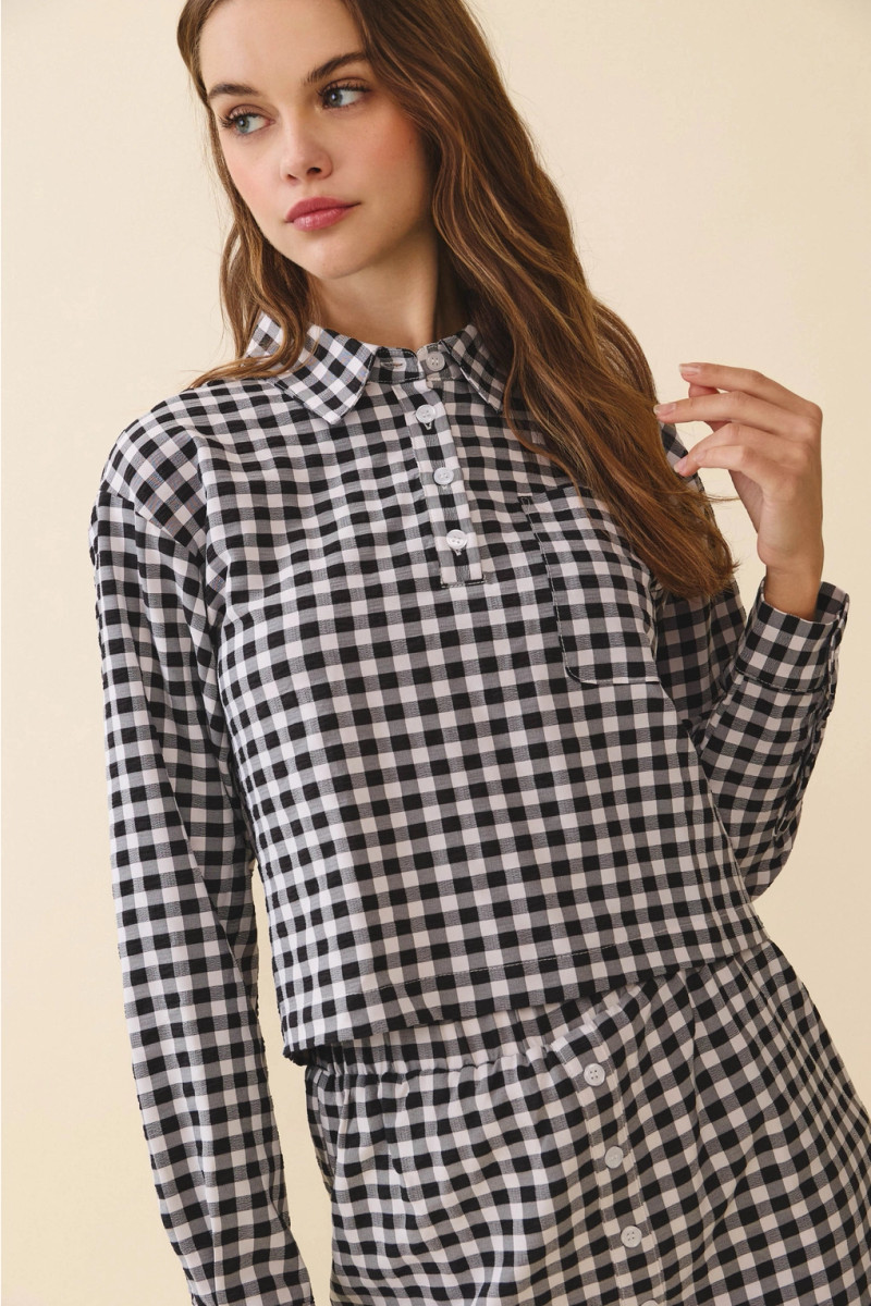 Ginger Gingham Top