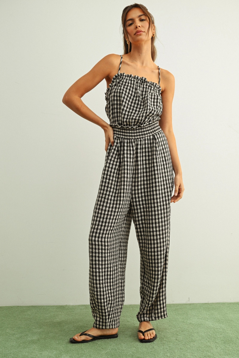 Ginny Gingham Jumpsuit