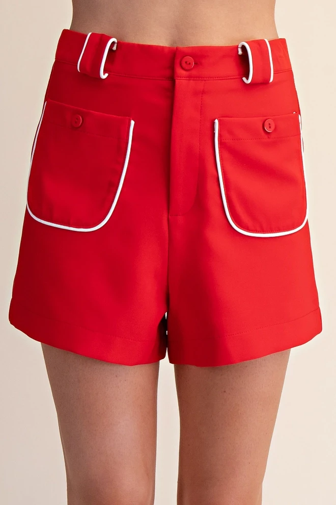 Piper Short Red