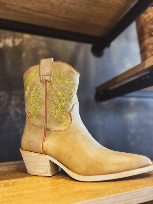 Zahara Sand Cowgirl Boot