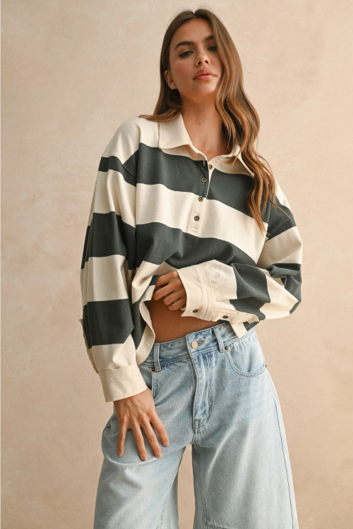 Knox Knitted Rugby Shirt