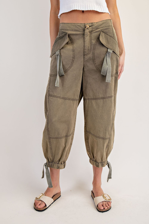 Grace Cargo Jogger Fern