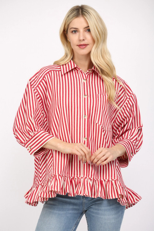 Skylar Stripe Top