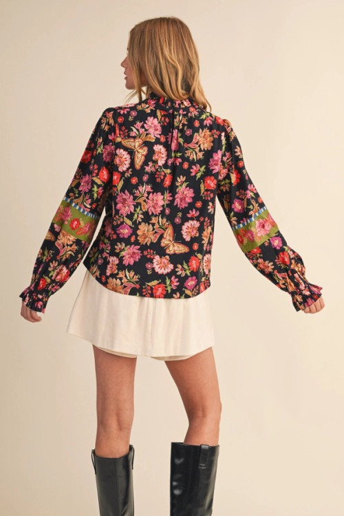 Paizlee Multifloral Top