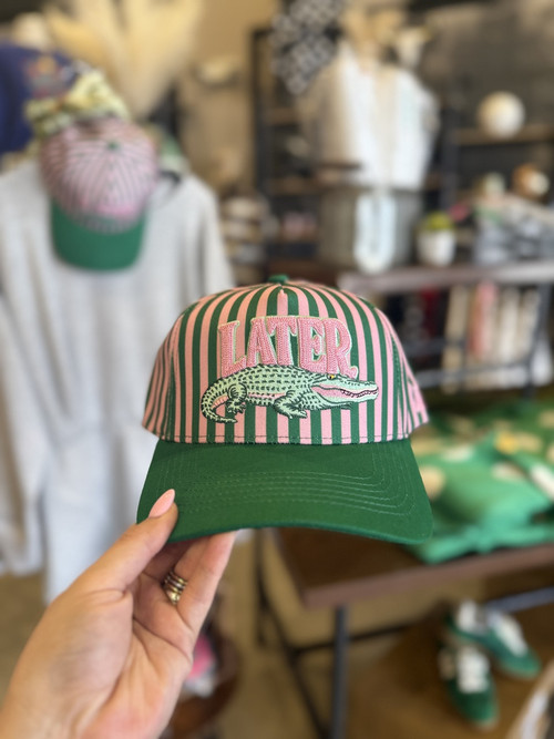 Later Gator Trucker Green/Pink