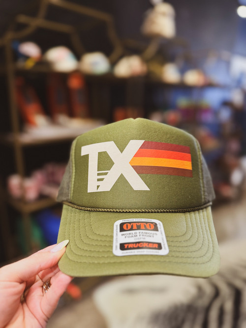 Olive TxNation Trucker Hat