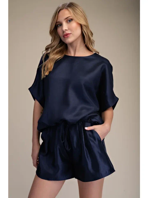 Navy Maui Top