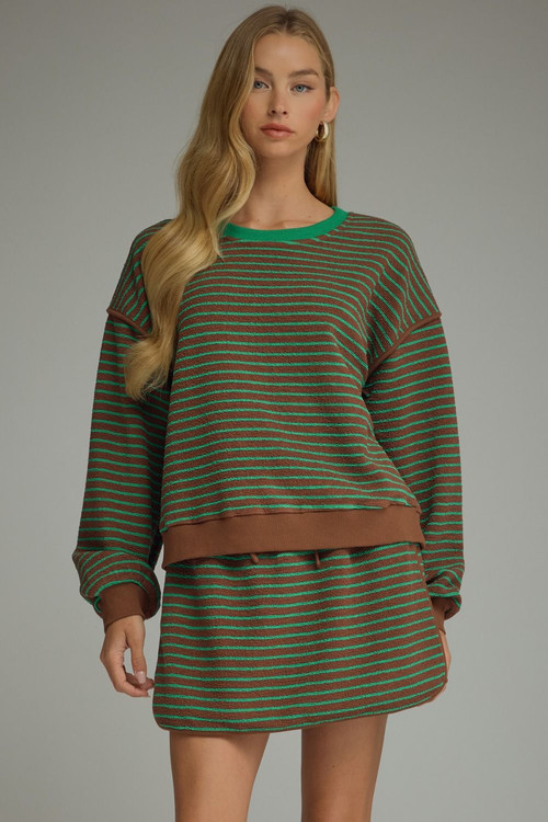 Brown Rally Skort Set