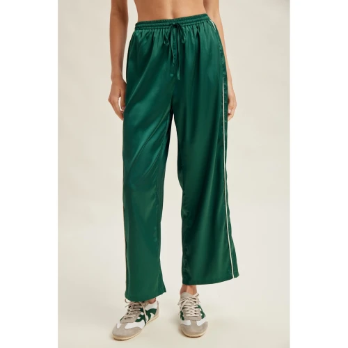 T. Green Runner Satin Jogger