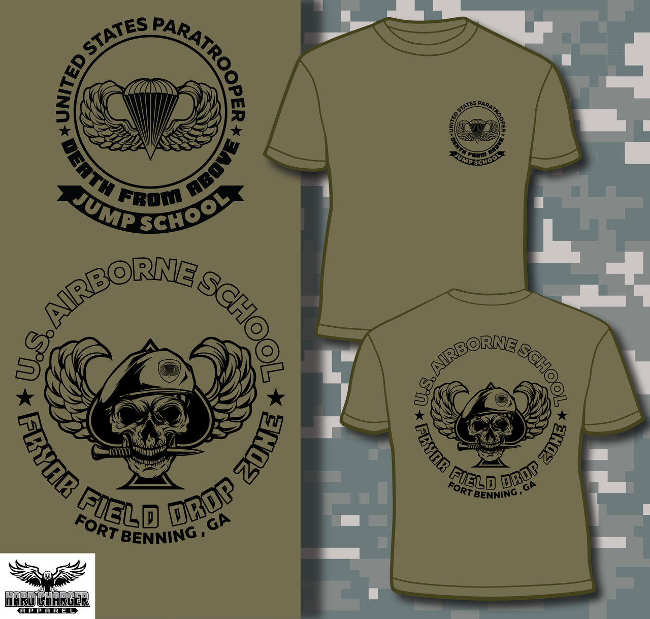 Fort Benning Airborne Jump School Fryar Field Jump Zone Shirt