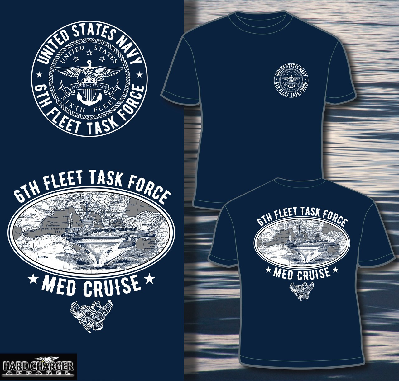 US Navy Med Cruise Long sleeve T-shirt - Hard Charger Apparel