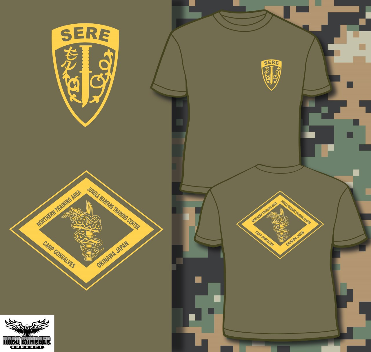 SERE School NTA Camp Gonsalves Okinawa T-shirt - Hard Charger Apparel