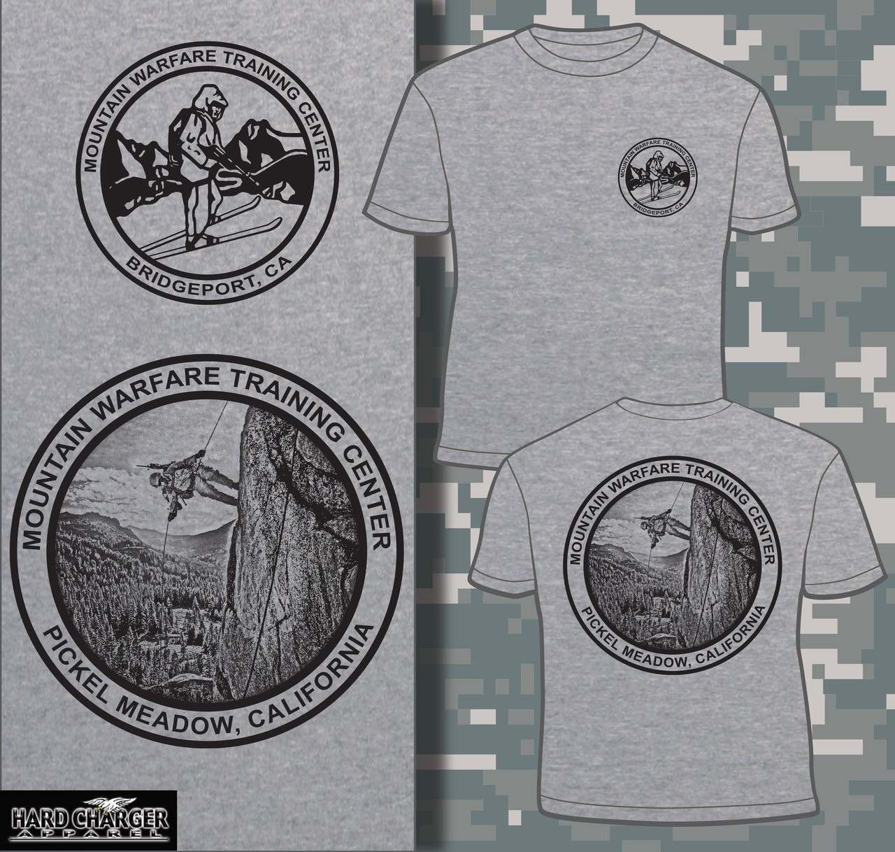 Mountain Warfare Training Center - Bridgeport, CA T-shirt - Hard
