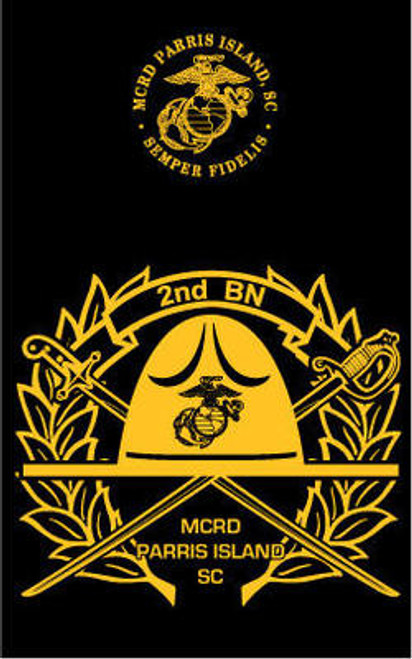 Parris Island 2nd Recruit Battalion Long Sleeve T- Shirt