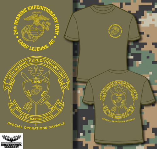 24th Marine Expeditionary Unit (24th MEU) Long Sleeve T-Shirt