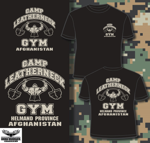 Camp Leatherneck Gym Afghanistan T-shirt