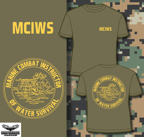 Marine Corps Instructor of Water Safety MCIWS T-shirt