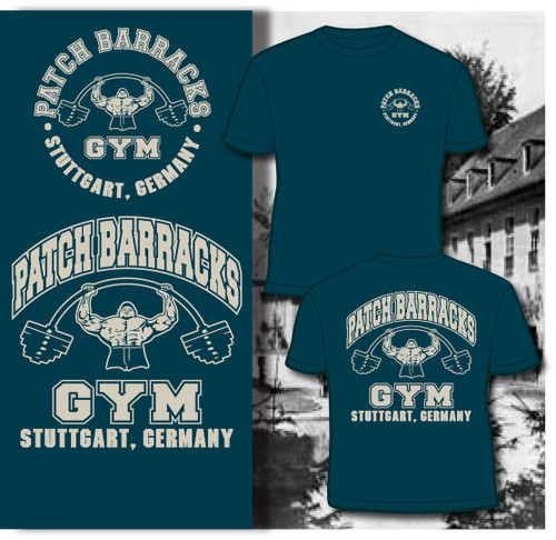 Patch Barracks Gym Stuttgart, Germany Brand New T-shirt