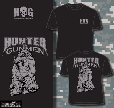 Hunter Brown Big Game Hunter Men's Back Print T-shirt