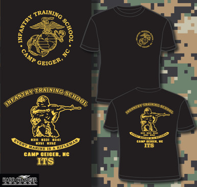 Infantry Training School - Camp San Onofre, CA T-shirt - Hard
