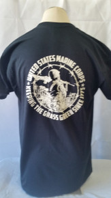 Marines keeping the grass green (Tan logos) T-shirt