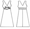 Long Dress Front and Back Designs