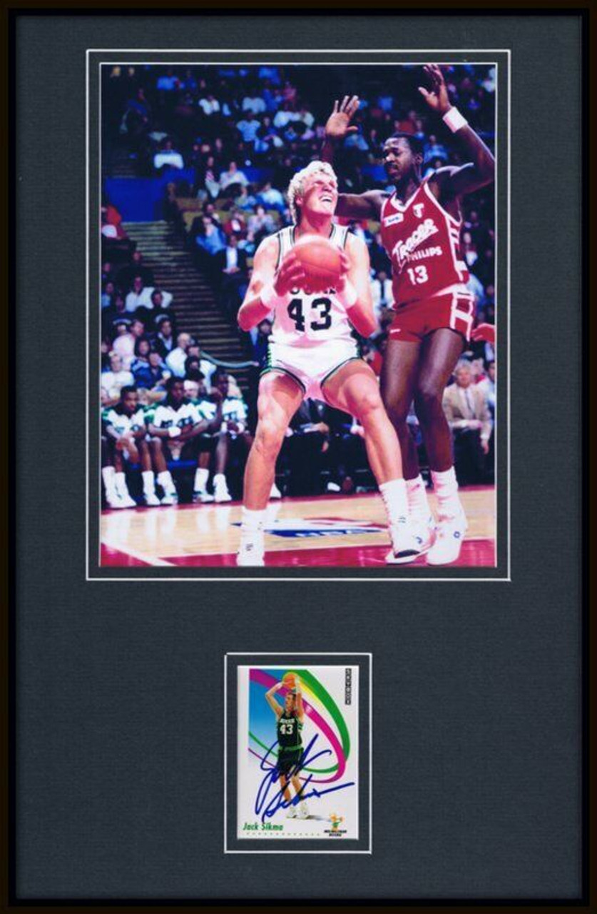 Jack Sikma Signed Autographed Framed Seattle Supersonics 