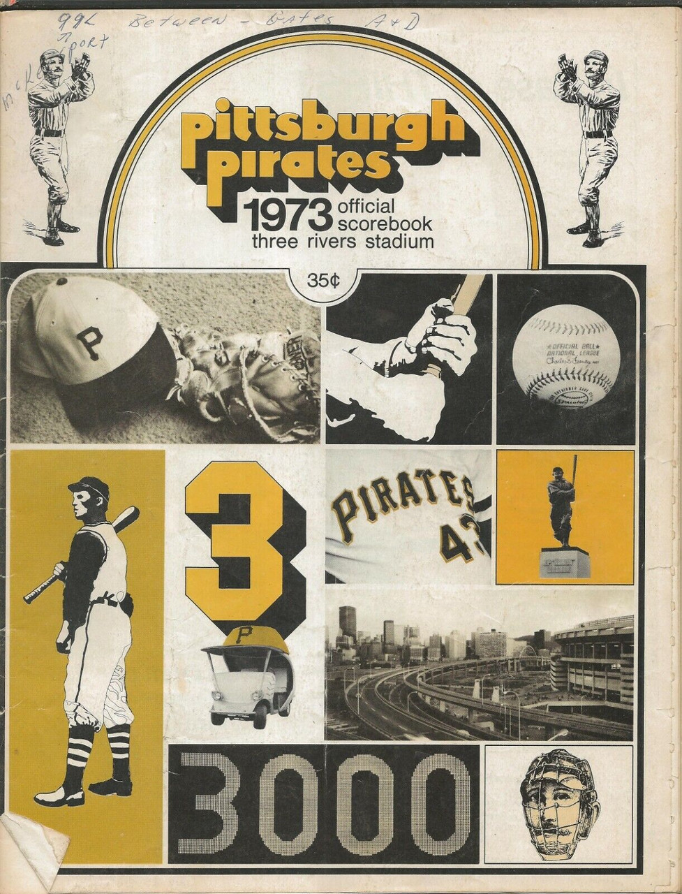 1972 Pittsburgh Pirates Official Scorebook Vs. Chicago