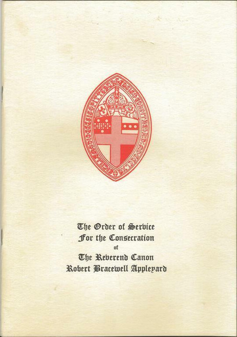 1968 Consecration for Bishop Robert Appleyard of Pittsburgh Program & Ticket