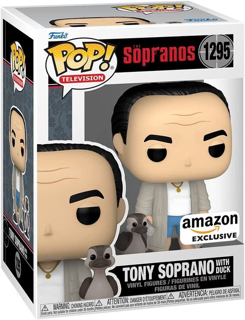 NEW SEALED 2023 Funko Pop Figure Tony Soprano with Duck Amazon Exclusive
