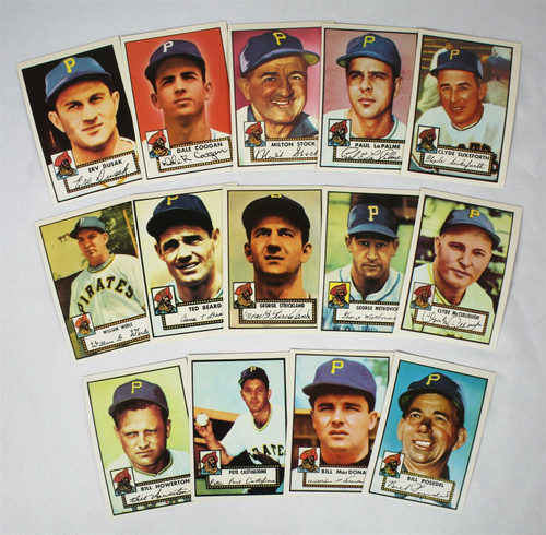 LOT of 14 1983 Topps 1952 Reprint Pittsburgh Pirates Baseball Cards