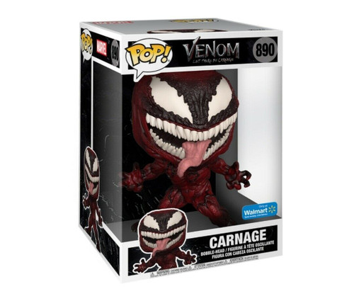 NEW SEALED 2021 10" Funko Pop Figure JUMBO Venom Carnage Walmart Exclusive