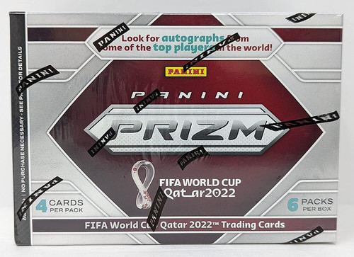 NEW SEALED 2022 Panini Prizm FIFA World Cup Road To Qatar Soccer Blaster Box