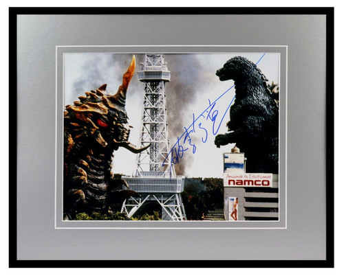 Hurricane Ryu Hariken Signed Framed 16x20 Photo Display AW Godzilla and Mothra