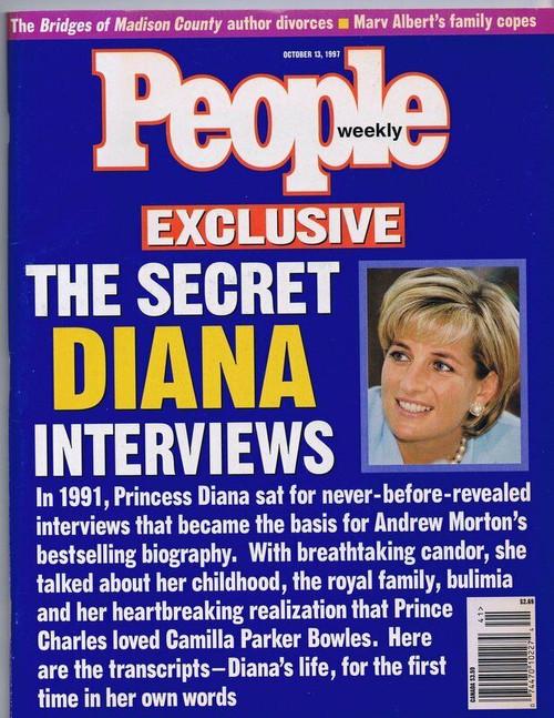 ORIGINAL Vintage October 13 1987 People Magazine Princess Diana Interviews