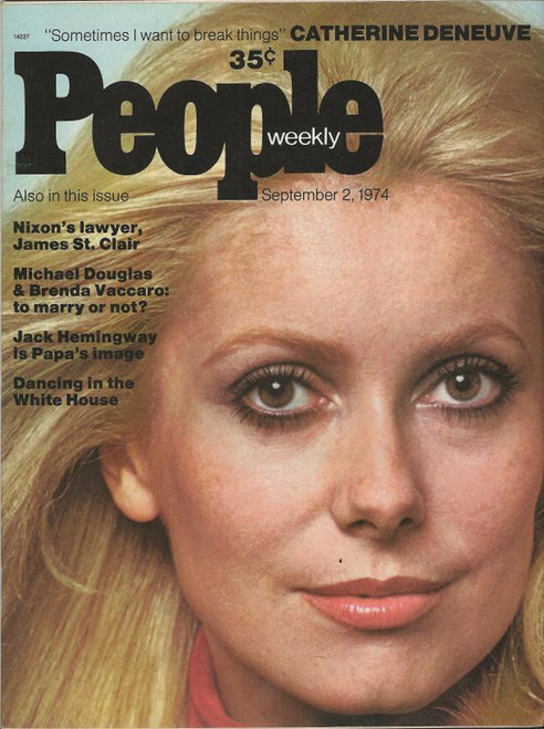 People Weekly Magazine September 2 1974 Catherine Deneuve