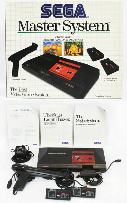 VINTAGE 1988 Sega Master System Bundle in Original Box