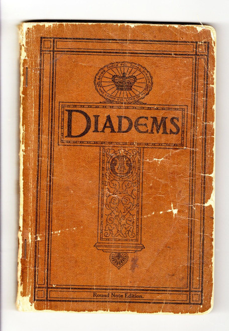 VINTAGE Antique Diadems Round Note Edition Music Book