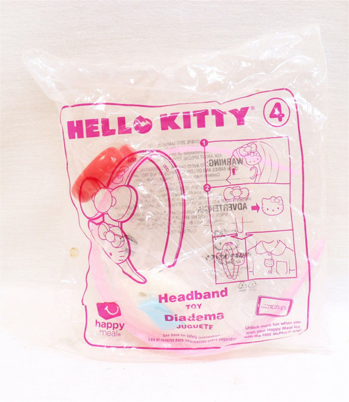 VINTAGE SEALED 2018 McDonald's Hello Kitty Headband #4