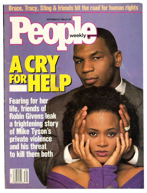 VINTAGE Sep 26 1988 People Magazine Mike Tyson Robin Givens