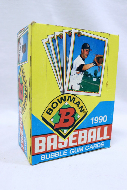 VINTAGE UNOPENED 1990 Bowman Baseball Wax Box Find Frank Thomas RC
