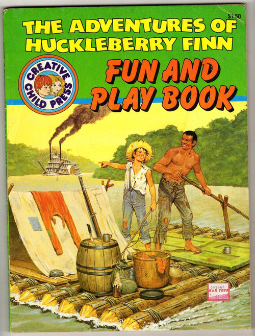 VINTAGE UNUSED Creative Child Press 1985 Huckleberry Finn Fun and Play Book