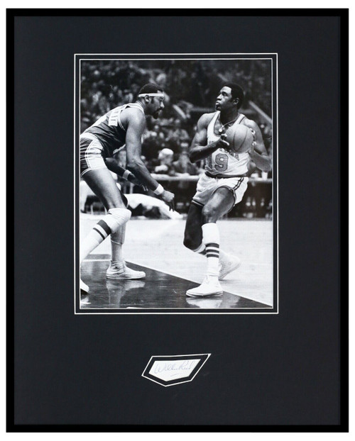 Willis Reed Signed Framed 16x20 Photo Poster Display JSA Knicks